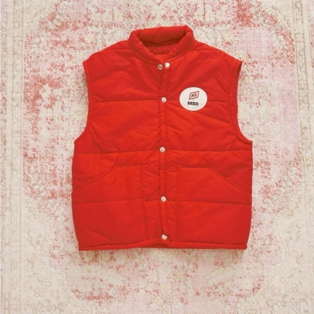FS Seed, Men’s 90s Red Puffer Vest